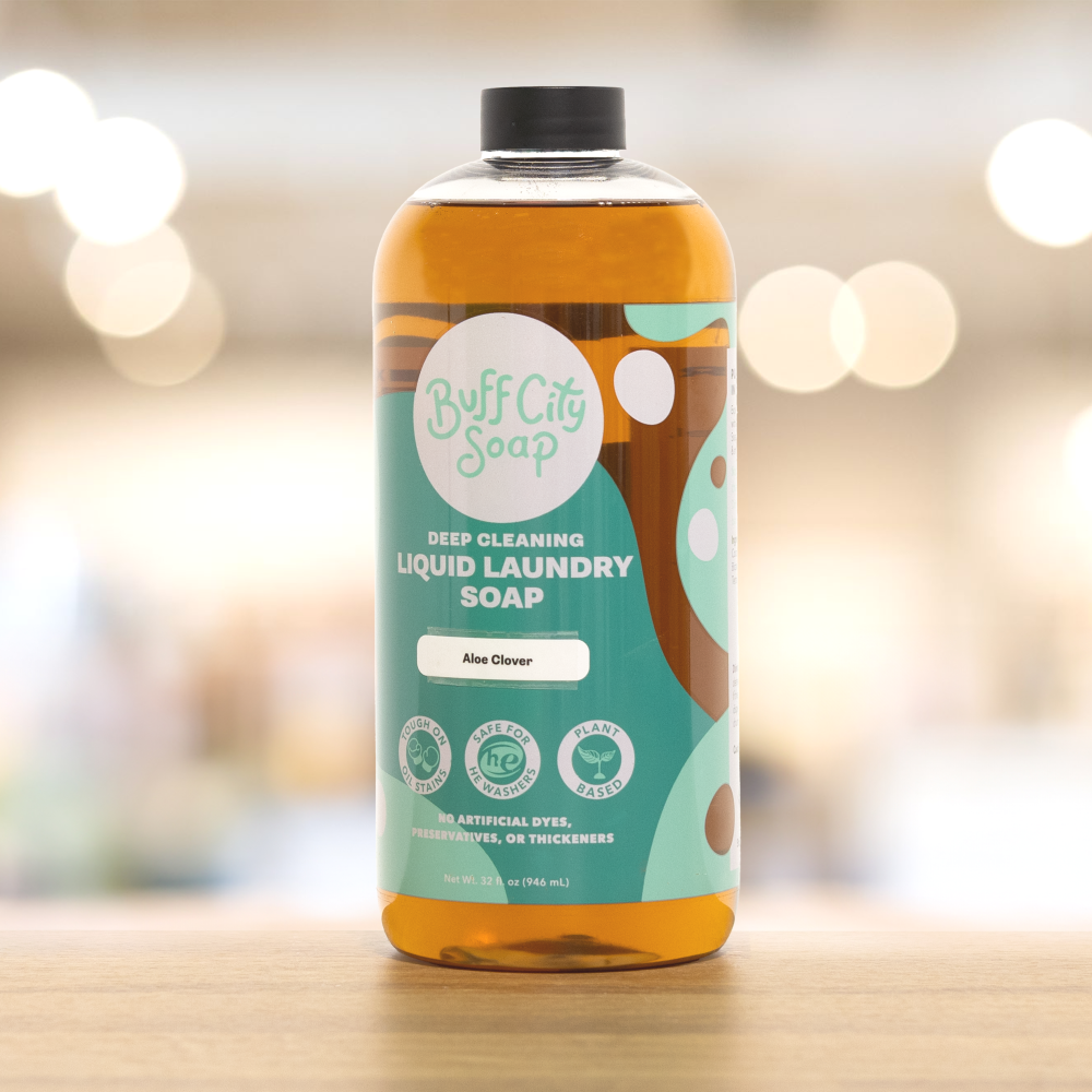 Aloe + Clover Liquid Laundry Soap - Image 5