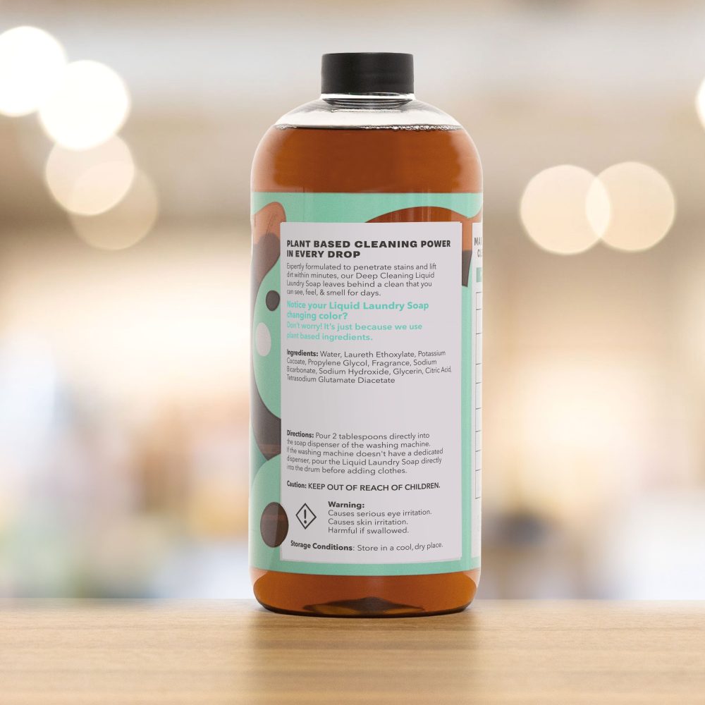 Patchouli Sandalwood Liquid Laundry Soap - Image 2