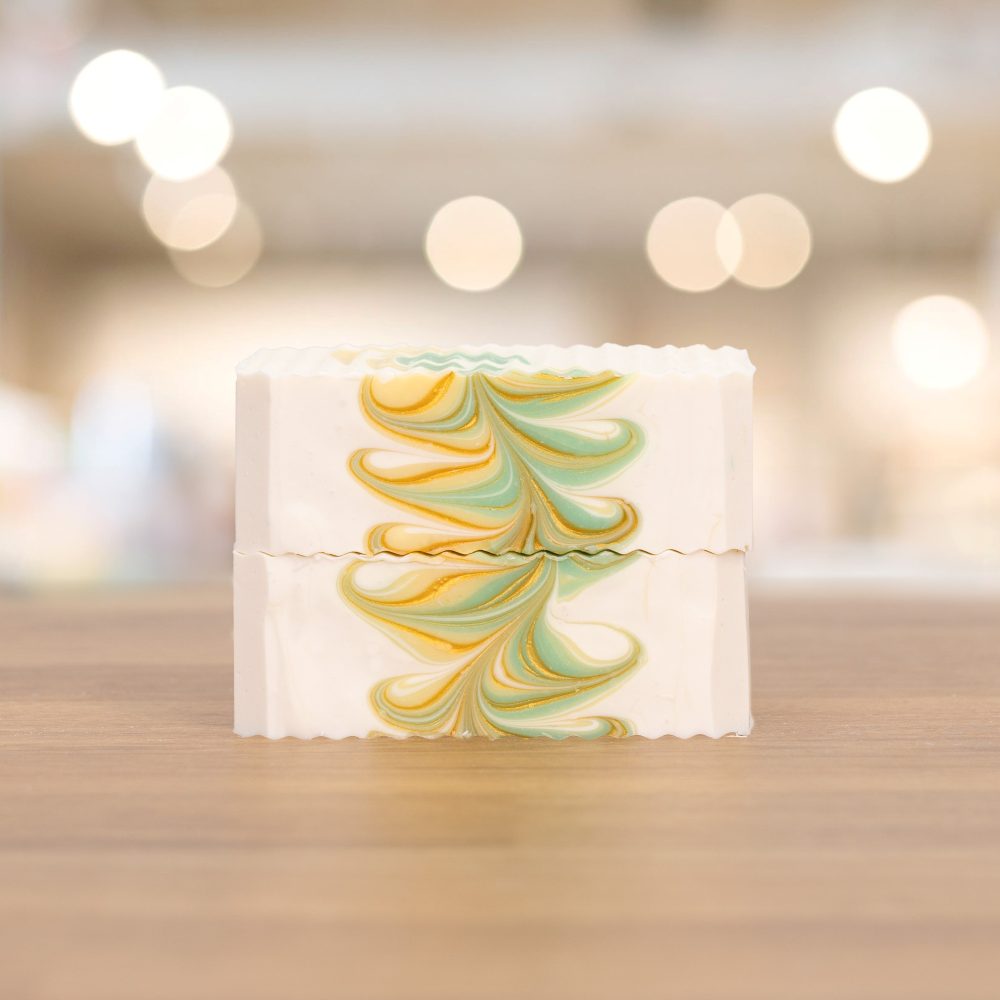Lemongrass + Eucalyptus Shea Butter Soap - Image 2