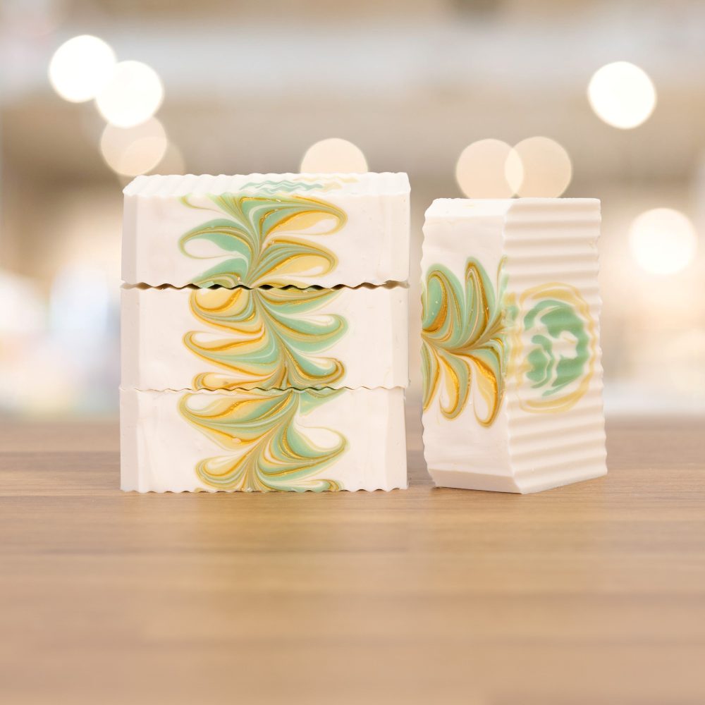 Lemongrass + Eucalyptus Shea Butter Soap - Image 3