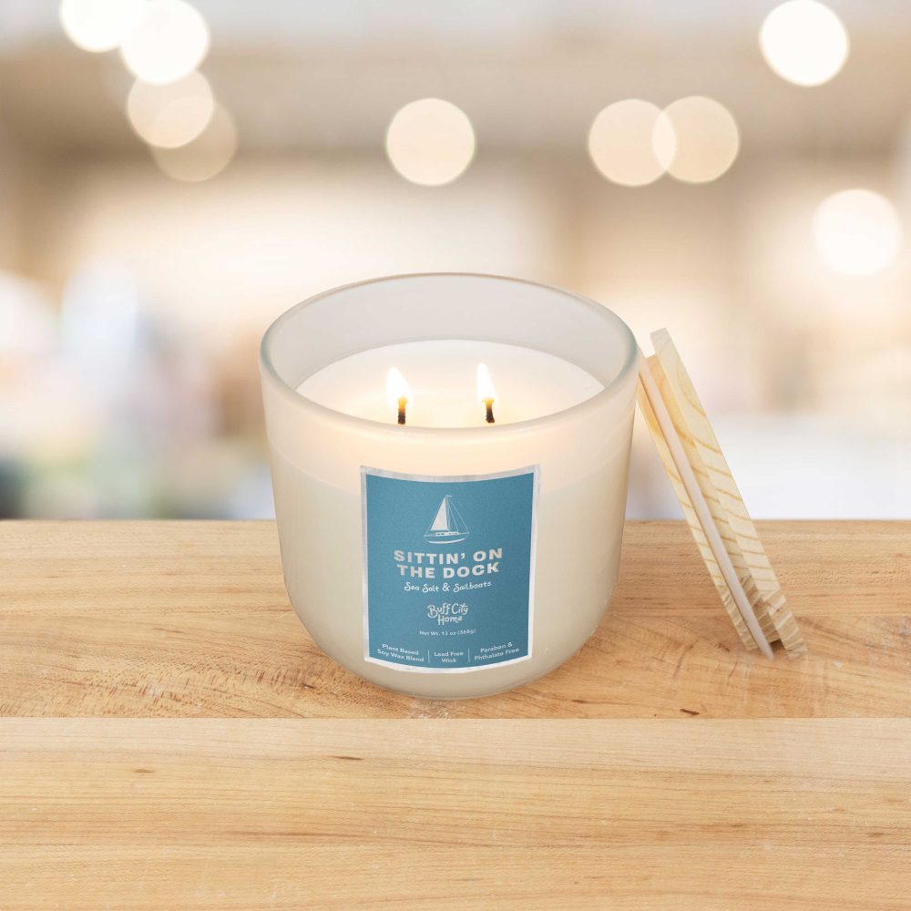 Sittin' On the Dock 2-Wick Candle - Image 2