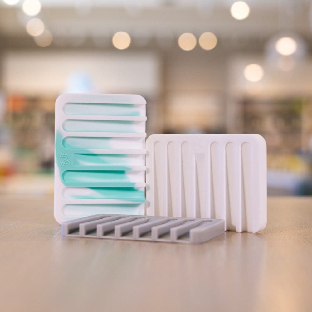 Buff Swirl Silicone Soap Dish - Image 2